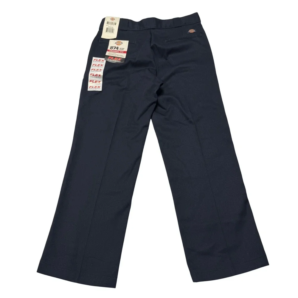 NEW Dickies 874 Flex Original Fit Work Pants Navy Blue Mens 32x30 Utility